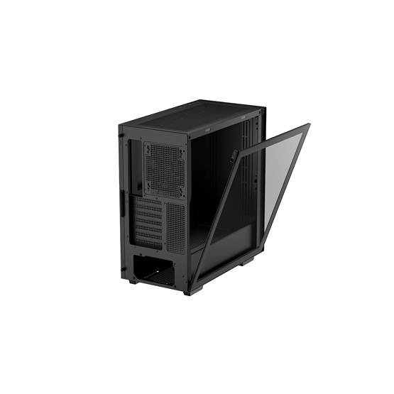 DeepCool Számítógépház - CH510 (fekete, ablakos, 1x12cm ventilátor, Mini-ITX / Mico-ATX / ATX / E-ATX, 2xUSB3.0)