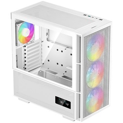DeepCool Számítógépház - CH560 Digital WH (fehér, ablakos, 4x12cm venti, Mini-ITX / Mico-ATX / ATX / E-ATX, 2xUSB3.0)