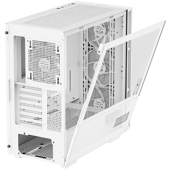 DeepCool Számítógépház - CH560 Digital WH (fehér, ablakos, 4x12cm venti, Mini-ITX / Mico-ATX / ATX / E-ATX, 2xUSB3.0)