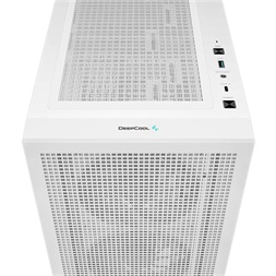DeepCool Számítógépház - CH560 Digital WH (fehér, ablakos, 4x12cm venti, Mini-ITX / Mico-ATX / ATX / E-ATX, 2xUSB3.0)