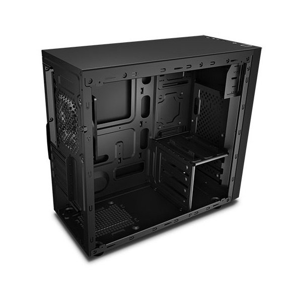DeepCool Számítógépház - MATREXX 30 SI (fekete, fekete belső, 1x12cm ventilátor, Micro ATX/Mini-ITX, 1xUSB3.0, 1xUSB2.0)