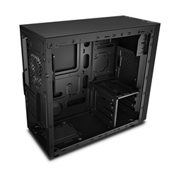 DeepCool Számítógépház - MATREXX 30 SI (fekete, fekete belső, 1x12cm ventilátor, Micro ATX/Mini-ITX, 1xUSB3.0, 1xUSB2.0)
