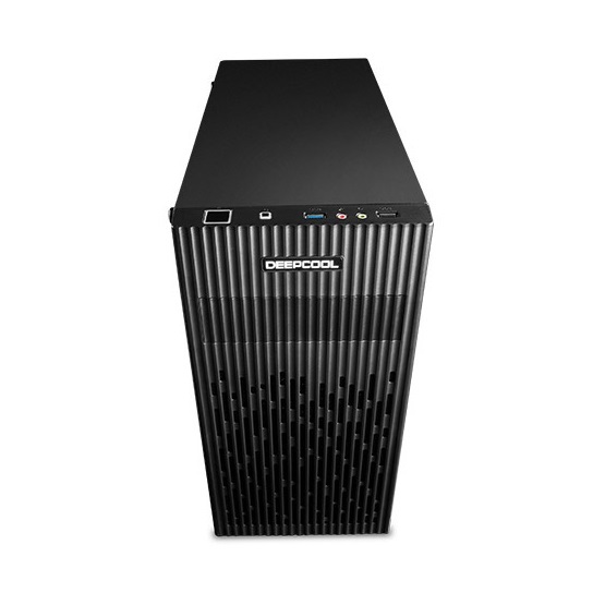 DeepCool Számítógépház - MATREXX 30 SI (fekete, fekete belső, 1x12cm ventilátor, Micro ATX/Mini-ITX, 1xUSB3.0, 1xUSB2.0)