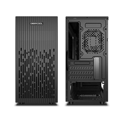 DeepCool Számítógépház - MATREXX 30 SI (fekete, fekete belső, 1x12cm ventilátor, Micro ATX/Mini-ITX, 1xUSB3.0, 1xUSB2.0)