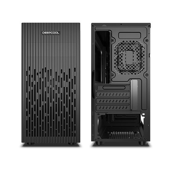 DeepCool Számítógépház - MATREXX 30 SI (fekete, fekete belső, 1x12cm ventilátor, Micro ATX/Mini-ITX, 1xUSB3.0, 1xUSB2.0)