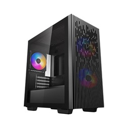 DeepCool Számítógépház - MATREXX 40 3FS (ablakos, 3x LED ventiilátor, mATX, 1xUSB3.0, 1xUSB2.0)