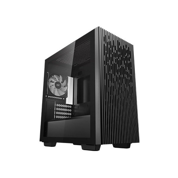 DeepCool Számítógépház - MATREXX 40 3FS (ablakos, 3x LED ventiilátor, mATX, 1xUSB3.0, 1xUSB2.0)