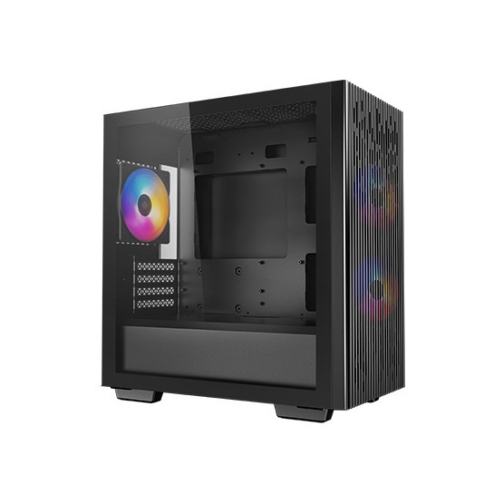 DeepCool Számítógépház - MATREXX 40 3FS (ablakos, 3x LED ventiilátor, mATX, 1xUSB3.0, 1xUSB2.0)