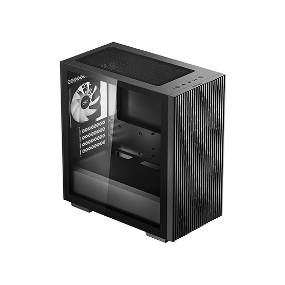 DeepCool Számítógépház - MATREXX 40 3FS (ablakos, 3x LED ventiilátor, mATX, 1xUSB3.0, 1xUSB2.0)