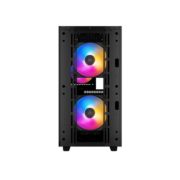 DeepCool Számítógépház - MATREXX 40 3FS (ablakos, 3x LED ventiilátor, mATX, 1xUSB3.0, 1xUSB2.0)