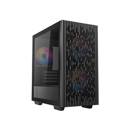 DeepCool Számítógépház - MATREXX 40 3FS (ablakos, 3x LED ventiilátor, mATX, 1xUSB3.0, 1xUSB2.0)