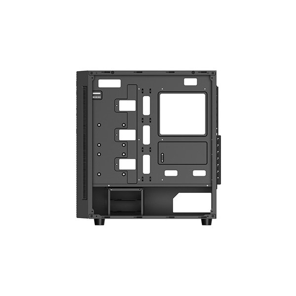 DeepCool Számítógépház - MATREXX 55 MESH (fekete,ablakos, Mini-ITX/Micro-ATX/ATX/E-ATX, 1xUSB3.0, 2xUSB2.0)