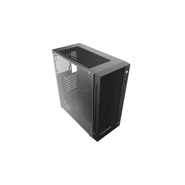 DeepCool Számítógépház - MATREXX 55 MESH (fekete,ablakos, Mini-ITX/Micro-ATX/ATX/E-ATX, 1xUSB3.0, 2xUSB2.0)