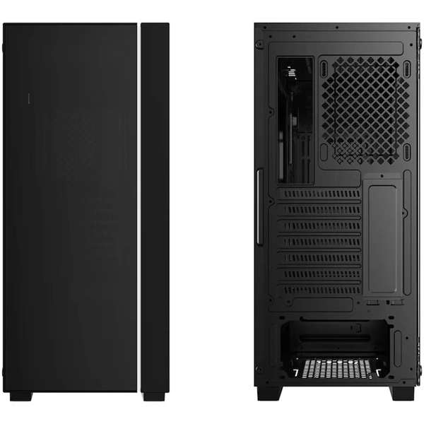 DeepCool Számítógépház - MATREXX 55 V3 ADD-RGB 3F (fekete, ablakos, 3x12cm ventilátor, ATX, mATX, 1xUSB3.0, 2xUSB2.0)