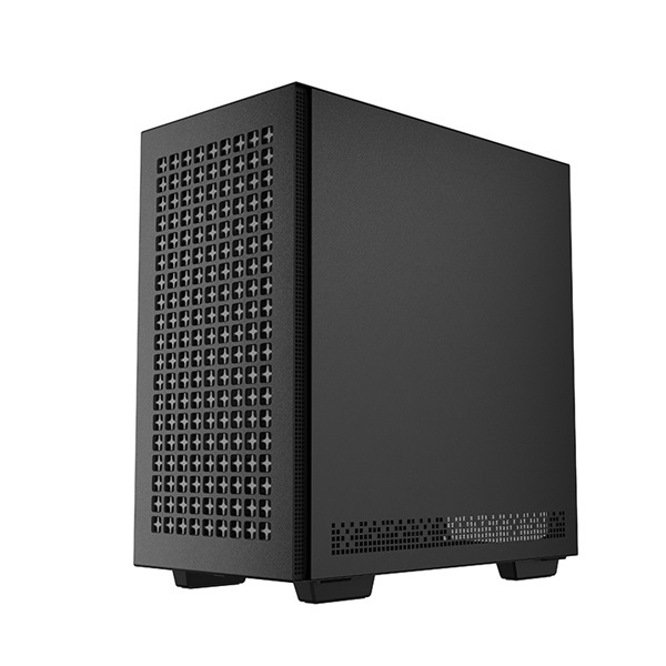 DeepCool Számítógépház - CH370 (fekete, ablakos, 1x12cm ventilátor, Mini-ITX / Mico-ATX, 2xUSB3.0)