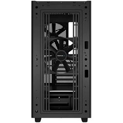 DeepCool Számítógépház - CK500 (fekete, ablakos, 2x14cm ventilátor, Mini-ITX / Mico-ATX / ATX / E-ATX, 2xUSB3.0 )