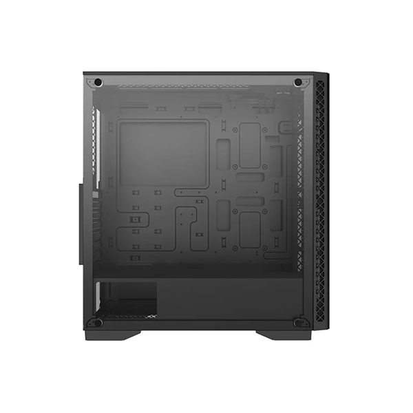 DeepCool Számítógépház - MATREXX 50 ADD-RGB 4F (fekete, ablakos, 4x12cm ventilátor, ATX, mATX, 1xUSB3.0, 2xUSB2.0)