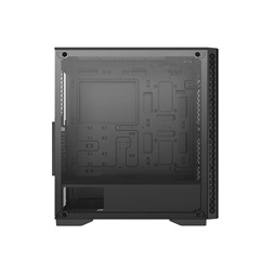 DeepCool Számítógépház - MATREXX 50 ADD-RGB 4F (fekete, ablakos, 4x12cm ventilátor, ATX, mATX, 1xUSB3.0, 2xUSB2.0)
