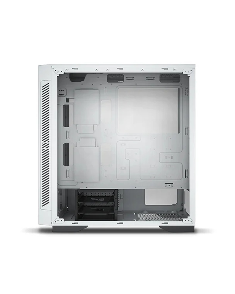 DeepCool Számítógépház - MATREXX 55 V3 ADD-RGB WH 3F (fehér, ablakos, 3x12cm ventilátor, ATX, mATX, 1xUSB3.0, 2xUSB2.0)