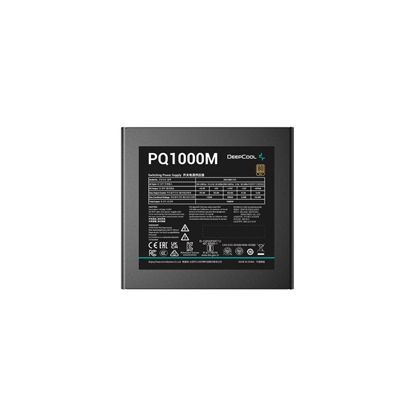 DeepCool PQ1000M EU (80 Plus Gold, Aktív PFC, 1000W, Full Moduláris) tápegység