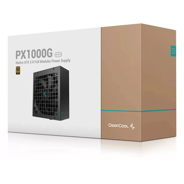 DeepCool Tápegység 1000W - PX1000-G EU (80 Plus Gold, ATX3.0, Aktív PFC, Full Moduláris)