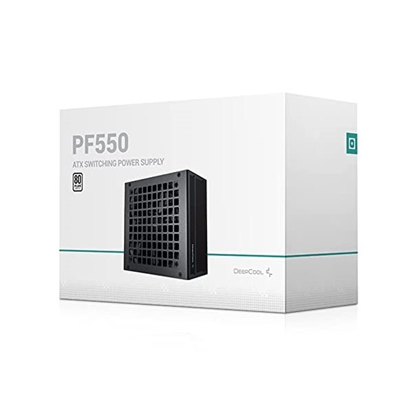 DeepCool Tápegység 550W - PF550 (80 Plus, Aktív PFC, 12cm )