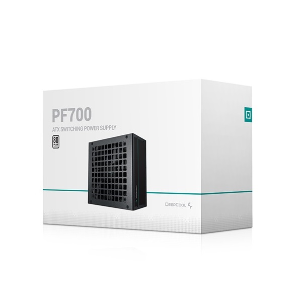 DeepCool Tápegység 700W - PF700 (80 Plus, Aktív PFC, 12cm )