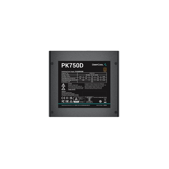 DeepCool Tápegység 750W - PK750D (80 Plus Bronze, Aktív PFC, 12cm )