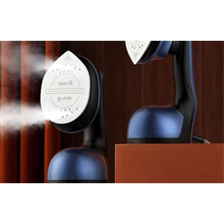 Deerma HS300 hordozható kék 2in1 ruhagőzölő és vasaló