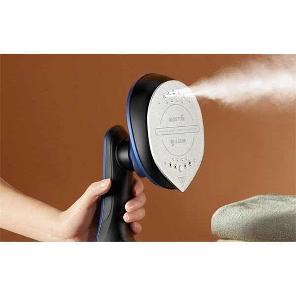 Deerma HS300 hordozható kék 2in1 ruhagőzölő és vasaló