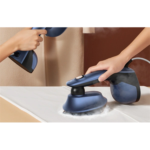 Deerma HS300 hordozható kék 2in1 ruhagőzölő és vasaló