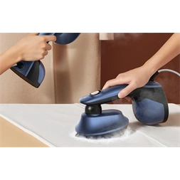 Deerma HS300 hordozható kék 2in1 ruhagőzölő és vasaló