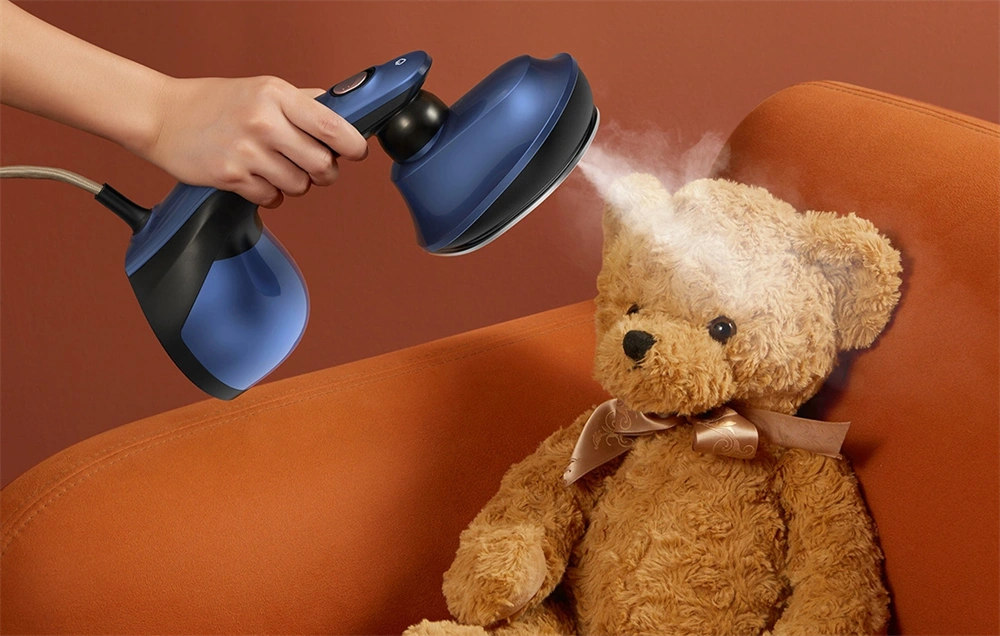 Deerma HS300 hordozható kék 2in1 ruhagőzölő és vasaló