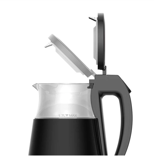 Deerma SH90W 1,7L-es fekete vízforraló