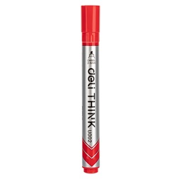 Deli 2-5 mm vágott piros tábla és flipchart marker