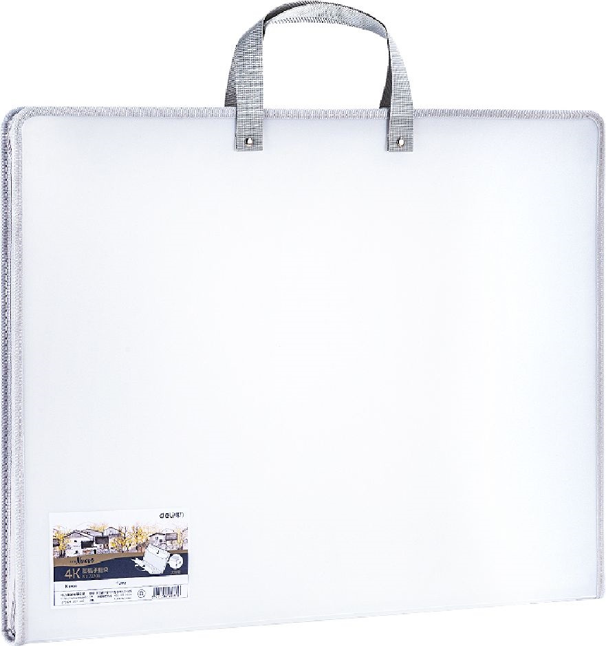 Deli Arte Nuevo A3 fehér műanyag portfóliótáska