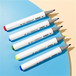 Deli Color Emotion 36 darabos kétvégű háromszög testű sketch markerkészlet
