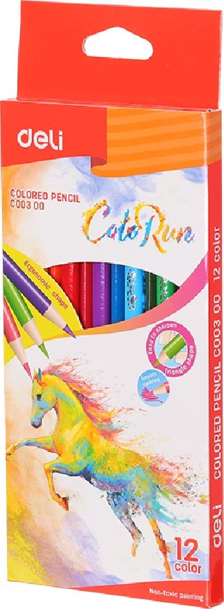 Deli Color Run 12db-os színesceruza készlet