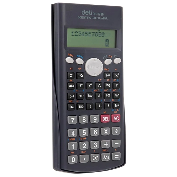 Deli Core DL-1710 240 funkciós fekete tudományos számológép