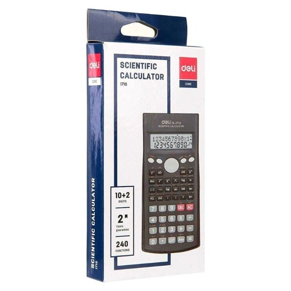 Deli Core DL-1710 240 funkciós fekete tudományos számológép
