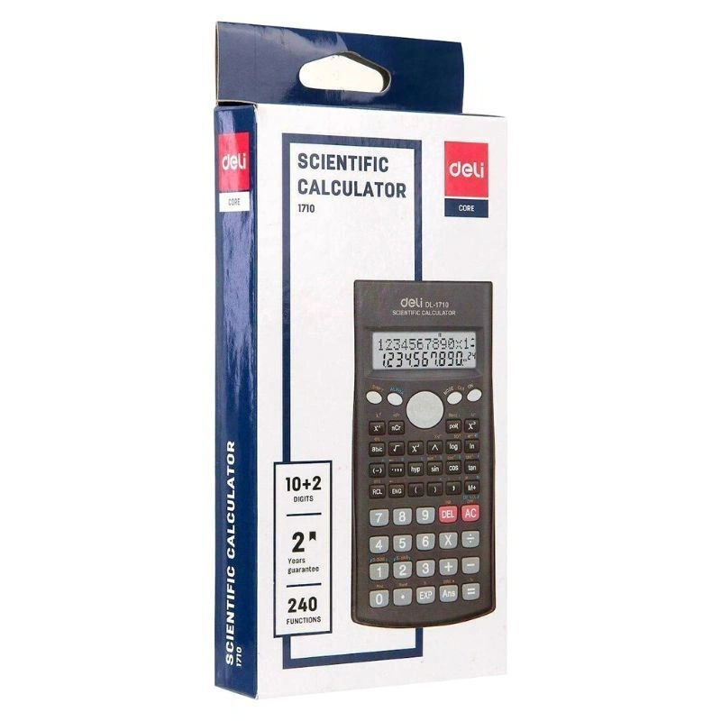Deli Core DL-1710 240 funkciós fekete tudományos számológép