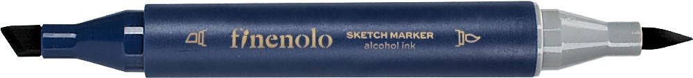 Deli Finenolo 120 - Black kétvégű permanent ART marker