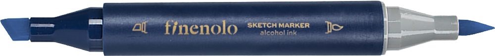 Deli Finenolo 183 - Phthalo Blue kétvégű permanent ART marker