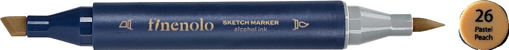 Deli Finenolo 26 - Pastel Peach kétvégű permanent ART marker
