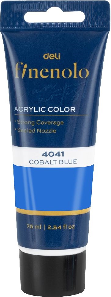 Deli Finenolo 75 ml kobaltkék akrilfesték