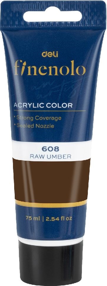 Deli Finenolo 75ml umbrabarna akrilfesték