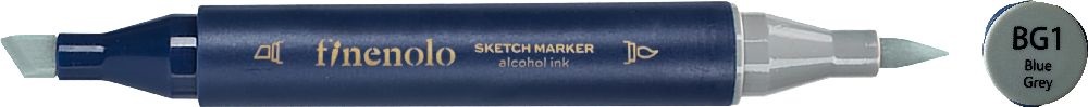 Deli Finenolo BG1 - Blue Grey kétvégű permanent ART marker