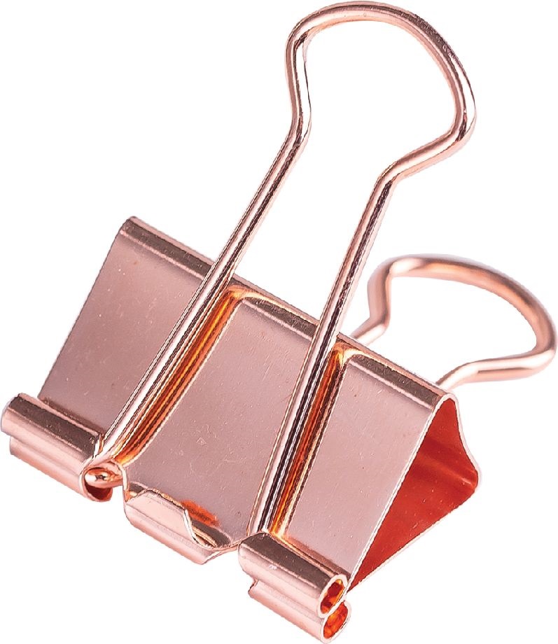 Deli Rose Gold 19mm-es 25db iratcsipesz