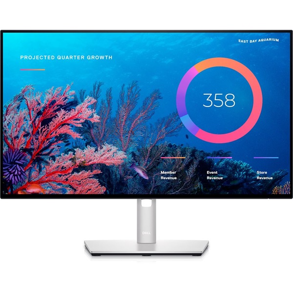 Dell 23,8" U2422HE UltraSharp FHD IPS HDMI/DP/USB/LAN ezüst LED monitor