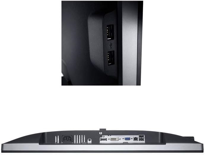 Dell 24" UltraSharp U2412M WUXGA IPS DP/DVI/VGA/USB talp nélküli monitor (Használt A)